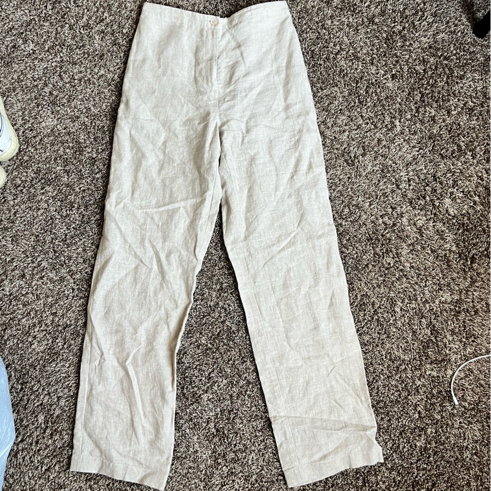 Vivid Pure Linen Pants